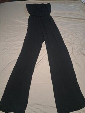 Strapless Black  Jumpsuit